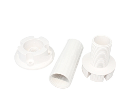 Опора ПП 150мм, белая, 3 части Эконом