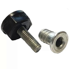 Опора М6 (винт+гайка), черные