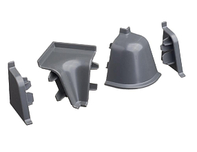 К-т фасонных частей к плинтусу-118 серый-98149 (12297251032)