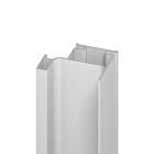 Вертикальный профиль GOLA BALANCE 2900мм, сатиновый хром (ассиметричный)