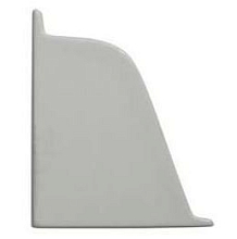 Заглушка левая к плинтусу-118 серая-98102  (12522791022)