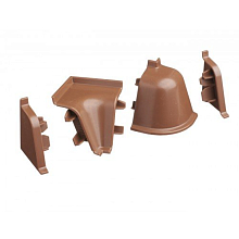 К-т фасонных частей к плинтусу-118 коричневый-96138 (12297251033)