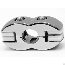 GP 55/52 (R-7А+R-47)  Держатель панели на трубу 2-ой хром