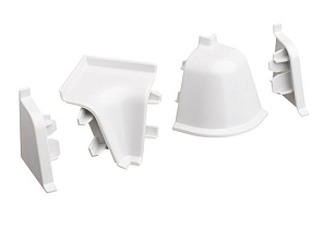 К-т фасонных частей к плинтусу-118 серый-98102 (12297251005)