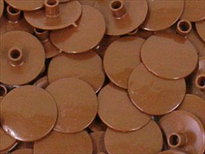 Заглушка минификс эксцентриковой стяжки коричневый