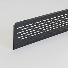 Решетка вентиляционная 70*900мм, черная