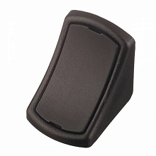 Уголок-стяжка пластмассовый на 2шурупа 1003, черный (677)