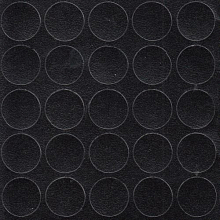 Заглушка самоклеящаяся d-14мм, черный шагрень