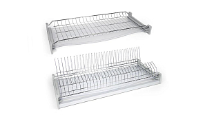 Сушка из нержавеющей стали, база 500мм, 2 поддона 