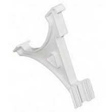 Кронштейн сетчатой полки, белый