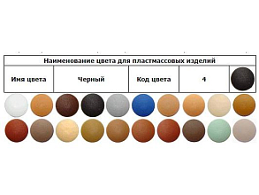 Заглушка универсальная для винта 7мм черный