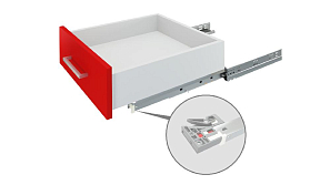 Направляющие скрытого монтажа B-Slide, DB8881Zn/350