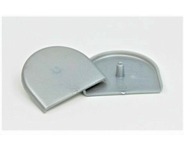 Заглушка 7463 MS матовое серебро 