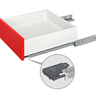 Направляющие скрытого монтажа B-Slide PUSH DB8785Zn/450