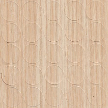 Заглушка самоклеящаяся d-14мм, зебрано песочный