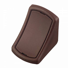 Уголок-стяжка пластмассовый на 2шурупа 1003, темн коричн (732)