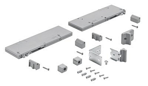 Комп. демпферов Silent System Topline L2 двери EB52, (перед верхней панелью, ограничение хода, закрыт)