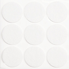 Заглушка самоклеящаяся d-20мм, белый шагрень