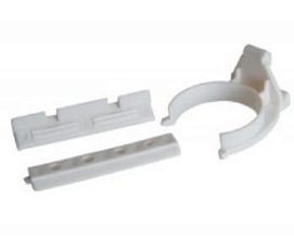 Клипса - планка, белый