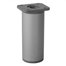 SETE Опора регулируемая круглая, d40, H=100мм, алюминий