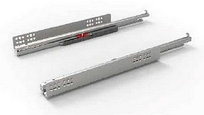 Направляющие скрытого монтажа полное выдвижение SoftClose, 500мм