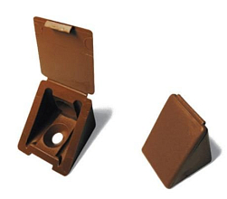 Уголок крепежный вишня