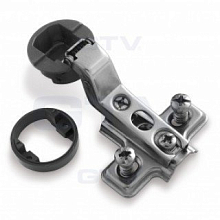 Петля внутренняя для стекл. дверей + круглая крышка хром, GTV