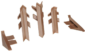 К-т фасонных частей к плинтусу Перфетто-лайн коричневый-96138 (12197251009)