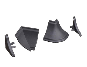 К-т фасонных частей к плинтусу-116 серый-98151 (12053281-006)