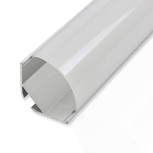 Алюминиевый профиль угловой 880,  30x30x2000мм, в компллекте с матовым экраном