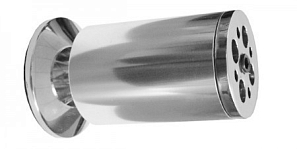 Опора регулируемая d=50мм, h=100-115мм, хром/хром