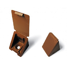 Уголок крепежный орех