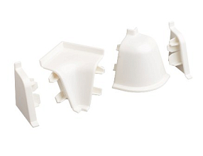 К-т фасонных частей к плинтусу-118 белый-91115 (12297251007)