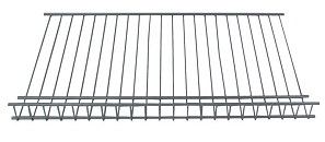 Полка сетчатая обувница 400*3000, серая