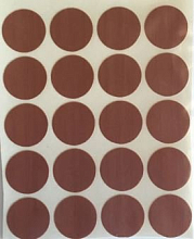 Заглушка самоклеящаяся d-14мм, вишня романа