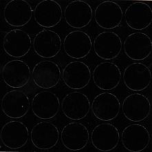 Заглушка самоклеящаяся d-14мм, черный глянцевый