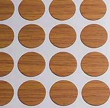 Заглушка самоклеящаяся d=13, миланский орех