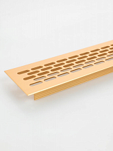 Решетка вентиляционная 750*70мм, матовое золото