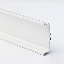 Профиль алюминиевый С-образный, l=4100, белый