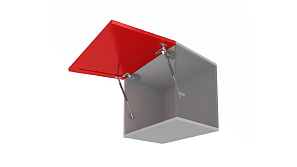 Газовый лифт GL107GRPH/100/3 (с фиксацией положения Styletto), графит