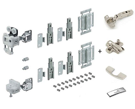 WingLine L комплект фурнитуры 12кг, без самозакрывания, L