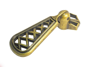 Ручка-кнопка, RC413EAB.3, европейская старинная латунь/60