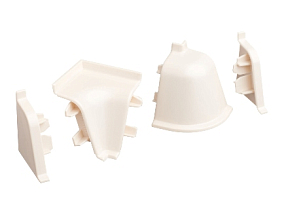 К-т фасонных частей к плинтусу-118 белый-11509 (12297251002)